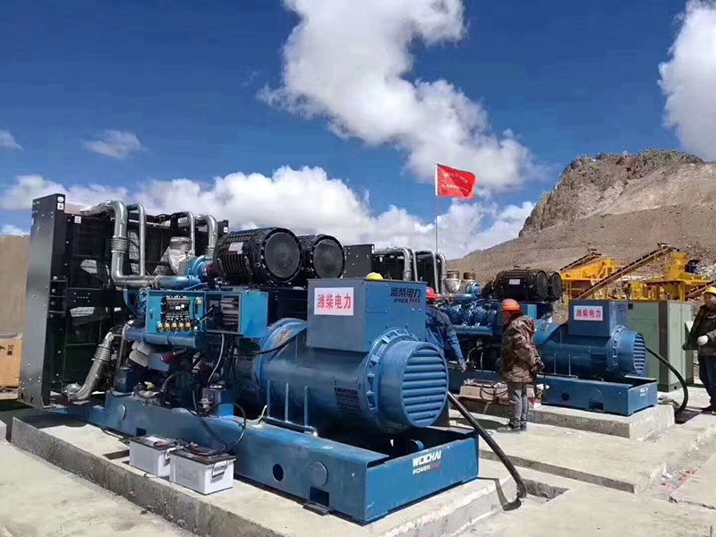 濰柴12M33發(fā)動(dòng)機(jī)組配套我公司散熱器，在5300M海拔高原地區(qū)性能優(yōu)良